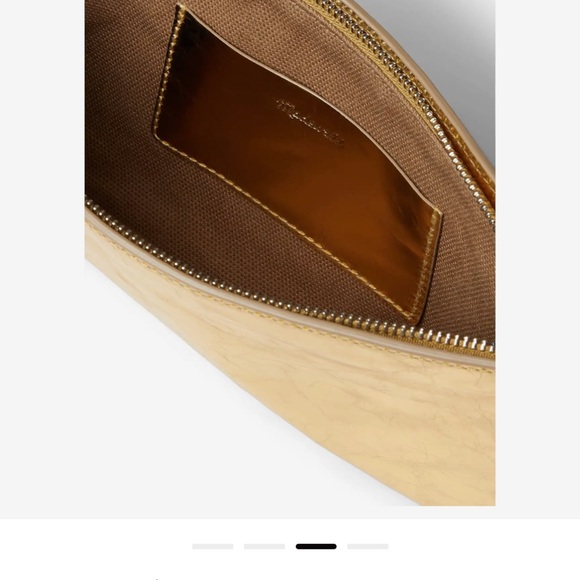 Madewell Slouch Mini Shoulder Metallic Gold cute 🥰 - Picture 3 of 12